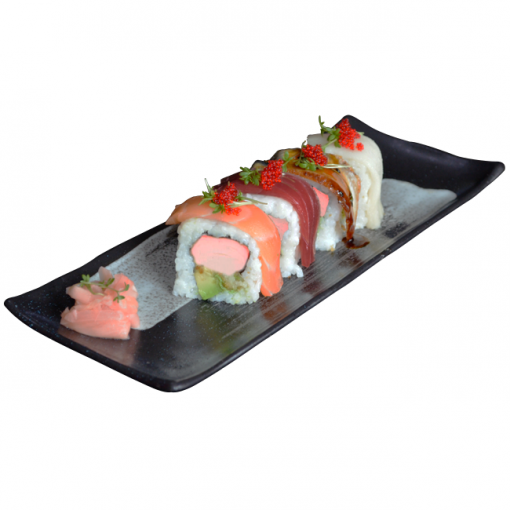 S(13). Rainbow Roll